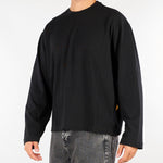T-shirt Nero long sleeves con logo BELGIO 99 3DICI 