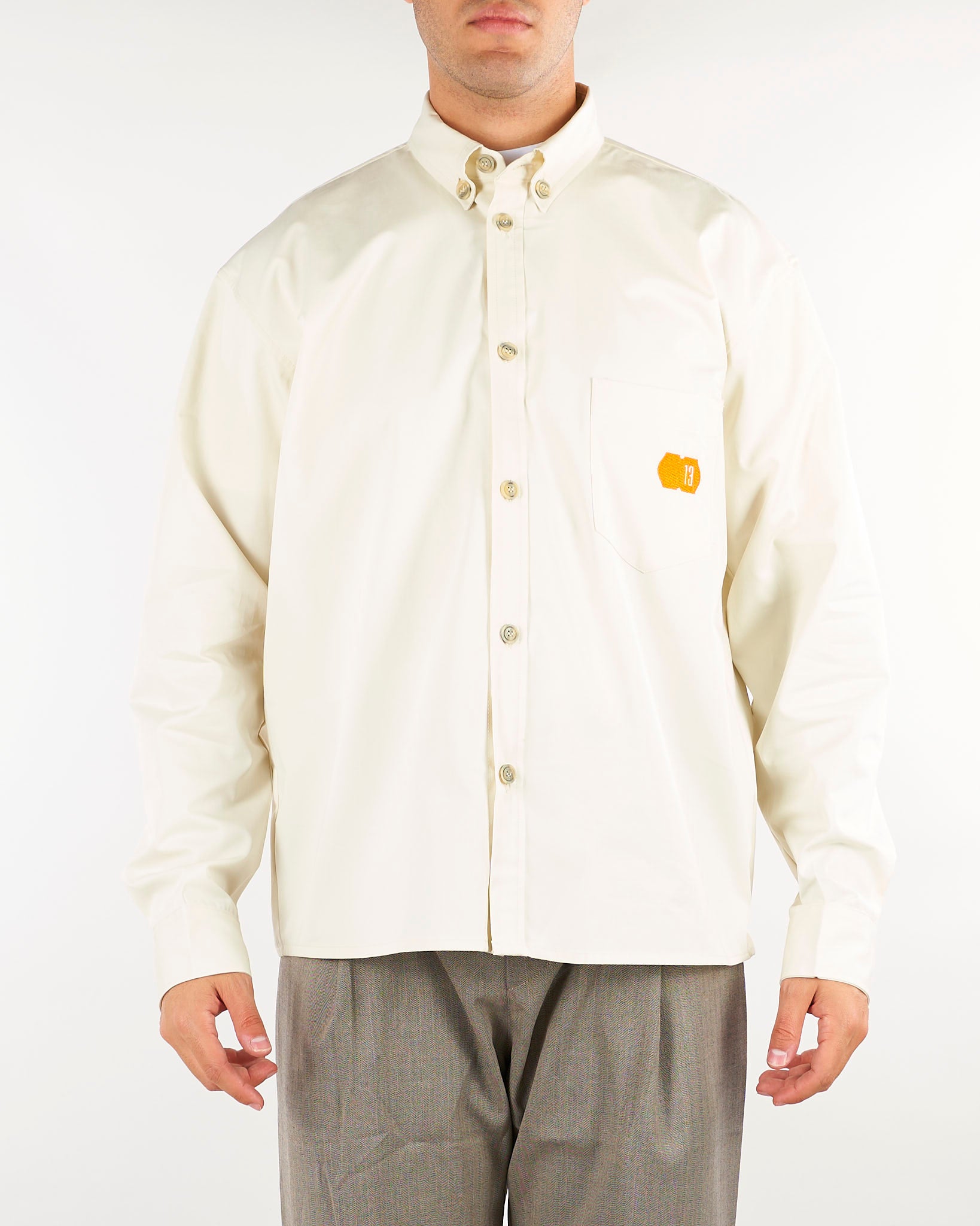 Camicia Burro in cotone con logo BERLINO 2 3DICI 
