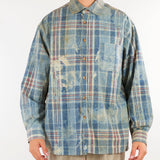 Camicia Fantasia Check effetto vintage Relaxed fit F6PKMASI107 200 A PAPER KID 