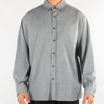 Camicia Grigio in fresco lana Relaxed fit F6PKMASI108 106 A PAPER KID 