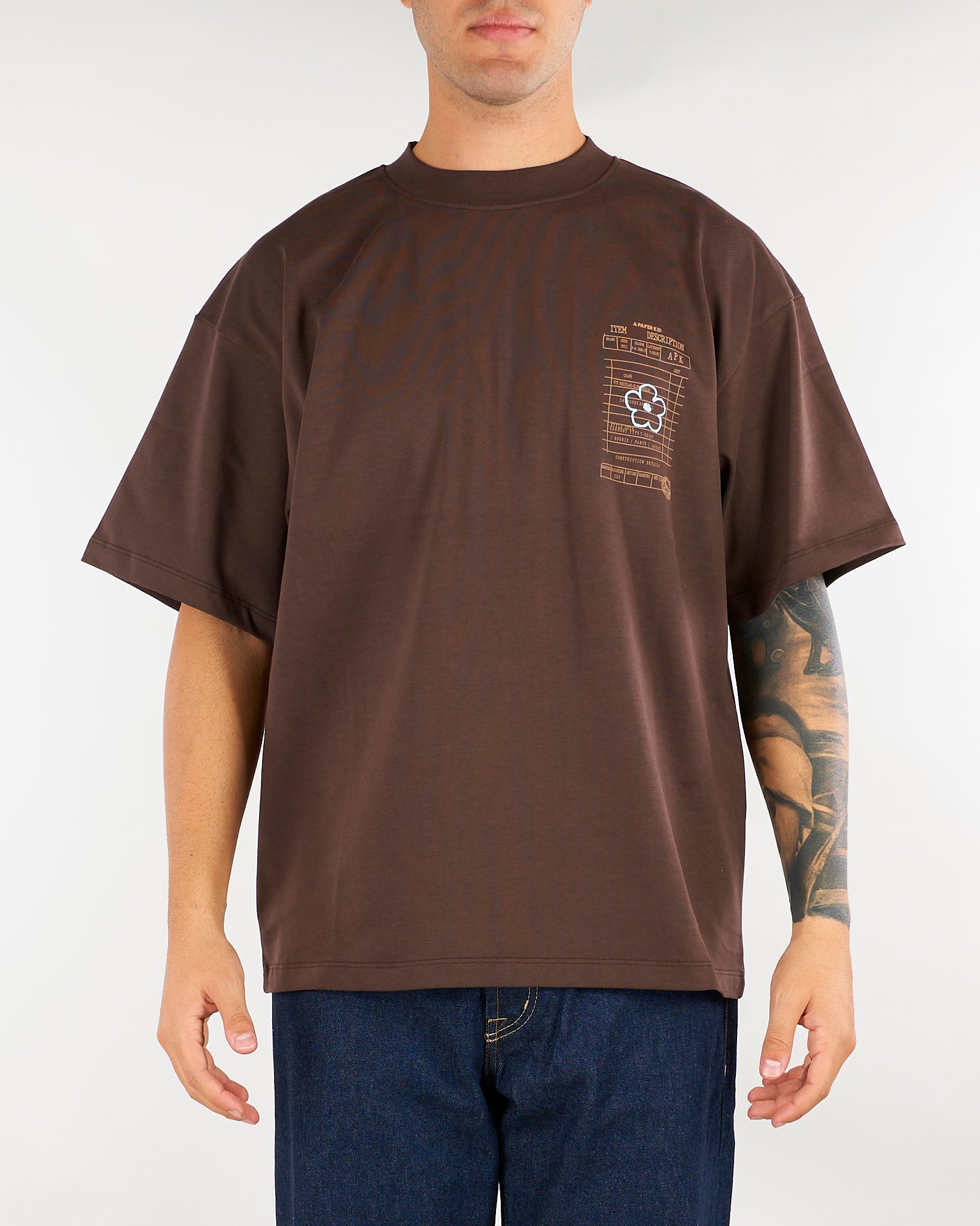 T-shirt Coffee con stampa Relaxed fit F6PKUATH149 943 A PAPER KID 