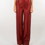 Pantalone sartoriale Bordeaux dalla finitura satinata ACT17118PA3043 178 ACTUALEE 
