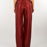 Pantalone sartoriale Bordeaux dalla finitura satinata ACT17118PA3043 178 ACTUALEE 