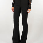 Pantalone Nero a trombetta ACT17125PA3045 99 ACTUALEE 