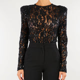 Body Nero in pizzo ACTS2613ABBD14 99 ACTUALEE 