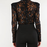 Body Nero in pizzo ACTS2613ABBD14 99 ACTUALEE 