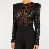 Body Nero in pizzo ACTS2613ABBD14 99 ACTUALEE 