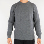 Maglia Grigio a coste in pura lana e cashmere Relaxed fit B9AC0010 97M AMARANTO 
