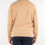Maglia Polo Cammello in pura lana e cashmere Relaxed fit B9AC0071 62M AMARANTO 