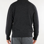Maglia Polo Antracite in pura lana e cashmere Relaxed fit B9AC0071 98M AMARANTO 
