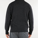 Maglia Polo Antracite in pura lana e cashmere Relaxed fit B9AC0071 98M AMARANTO 