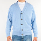 Cardigan Celeste in pura lana e cashmere Relaxed fit B9AC0072 80M AMARANTO 