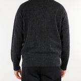 Cardigan Antracite in pura lana e cashmere Relaxed fit B9AC0072 98M AMARANTO 