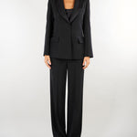Tailleur Nero 3 pezzi con giacca, pantalone e top AT110 99 ATELIER LEGORA 