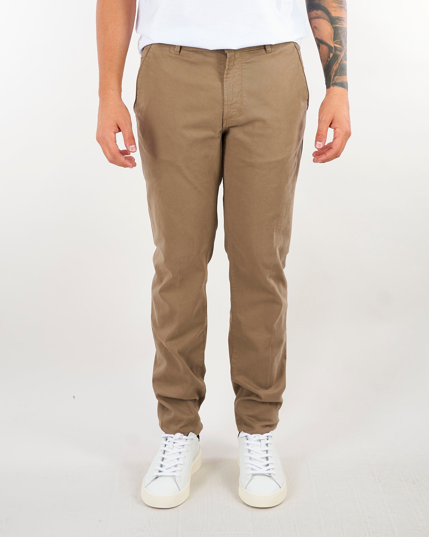 Pantalone Tortora in cotone caldo con tasche america CHINOSREYT232 734 CAMOUFLAGE 