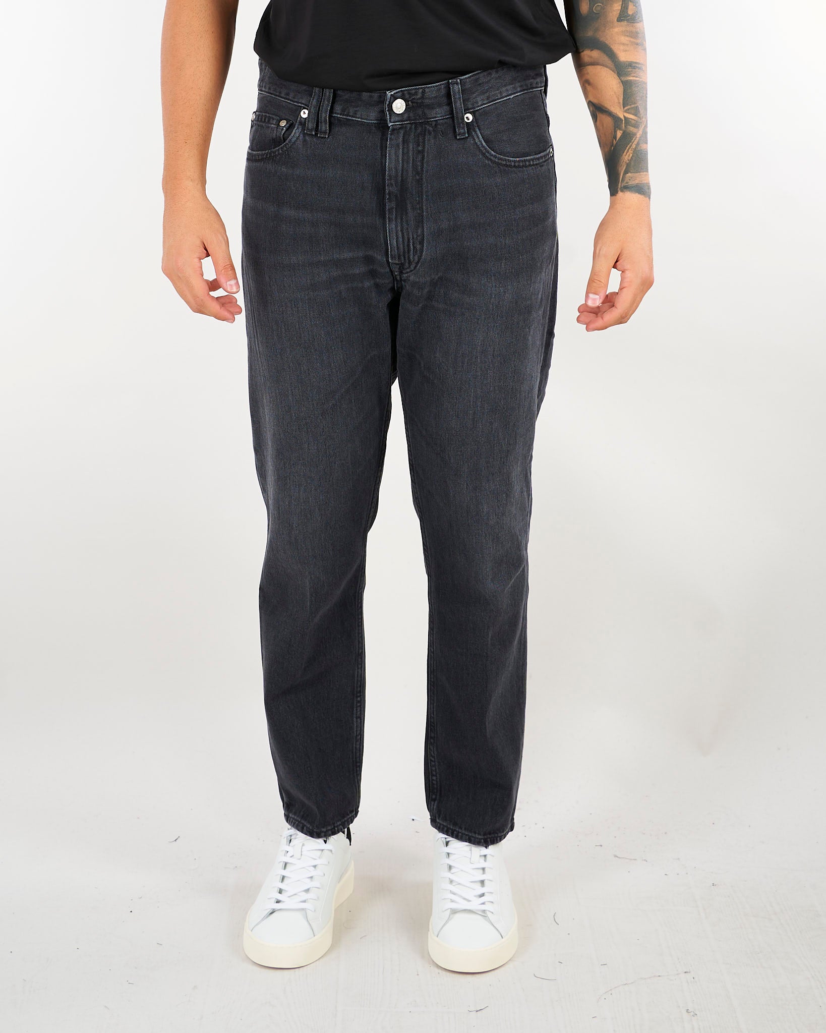 Jeans Lucky Nero tapered fit effetto vintage 461P510 11 CYCLE 