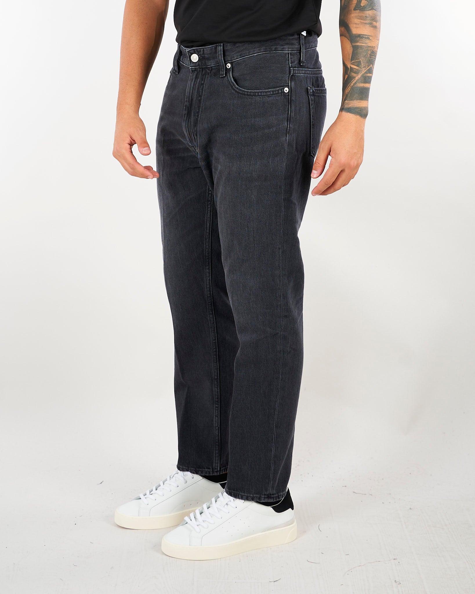 Jeans Lucky Nero tapered fit effetto vintage 461P510 11 CYCLE 