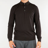 Maglia Polo Moro in lana merinos DK27061 18 DIKTAT 