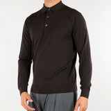 Maglia Polo Moro in lana merinos DK27061 18 DIKTAT 