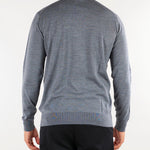 Maglia Polo Grigio in lana merinos DK27061 25 DIKTAT 