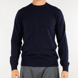Maglia Blu in pura lana e cashmere DK27070 136 DIKTAT 