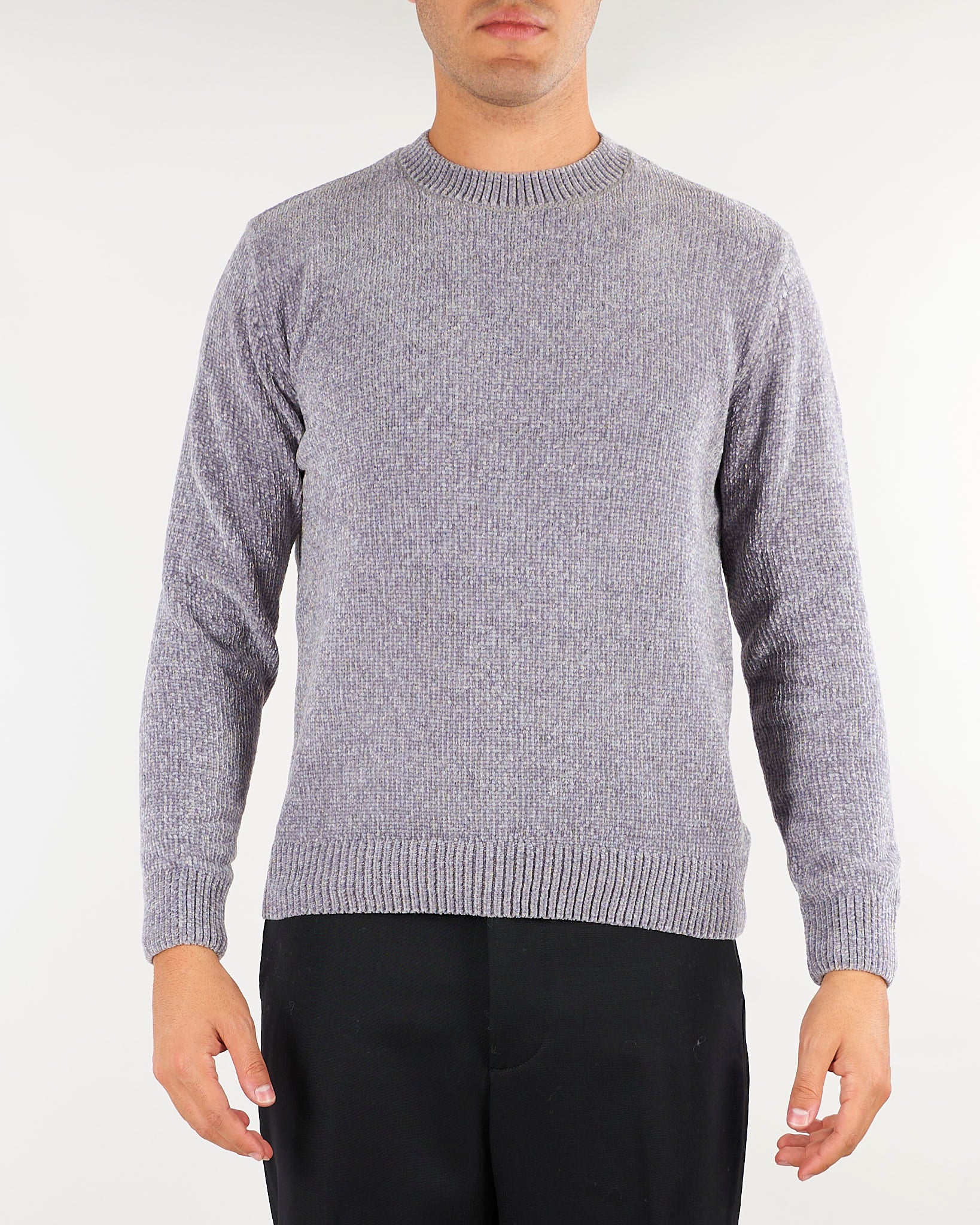 Maglia Grigio in ciniglia DK27115 8 DIKTAT 