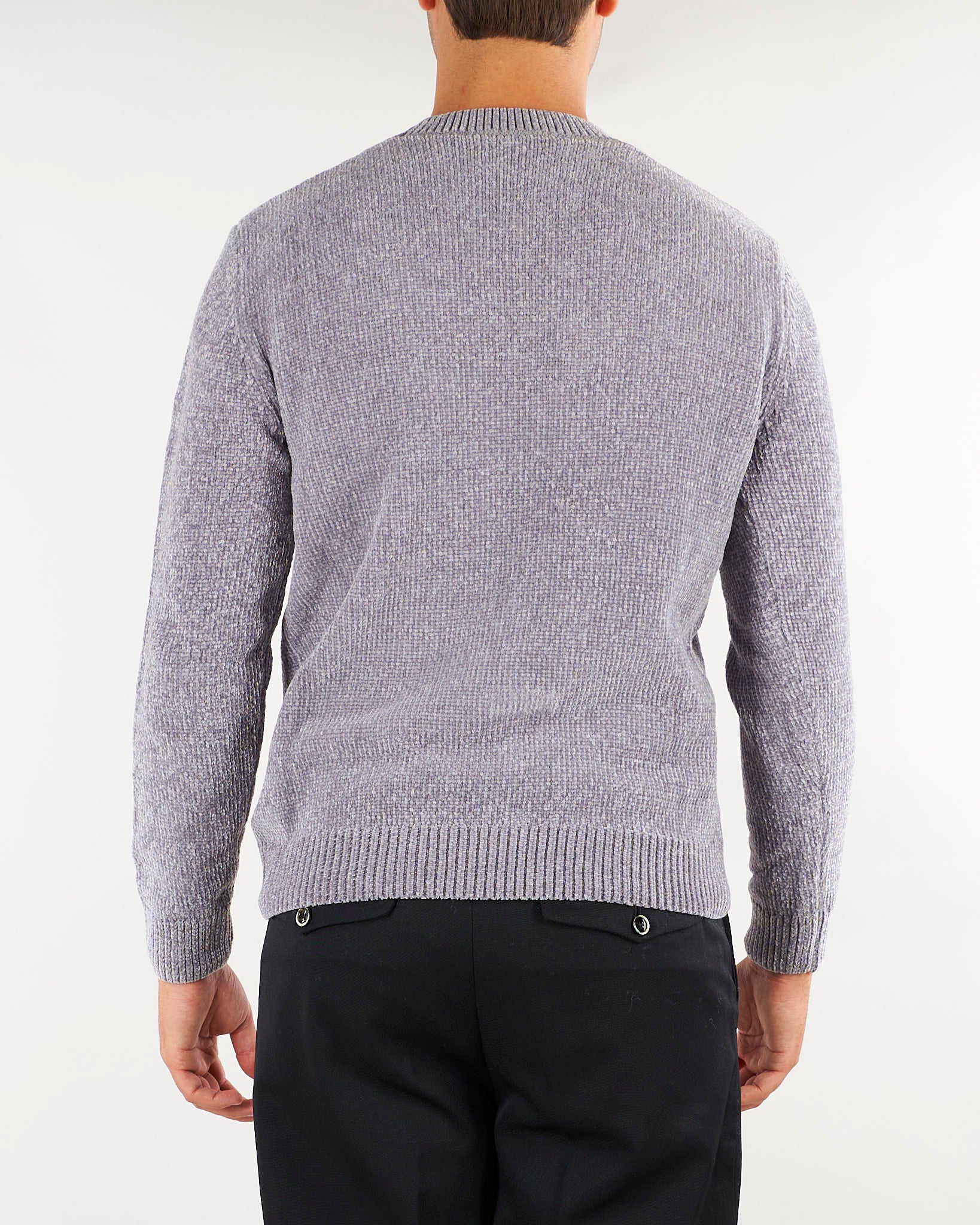 Maglia Grigio in ciniglia DK27115 8 DIKTAT 