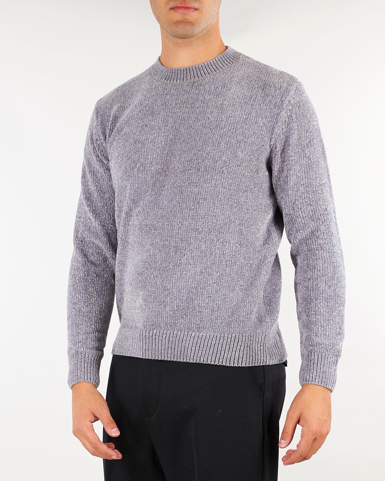 Maglia Grigio in ciniglia DK27115 8 DIKTAT 