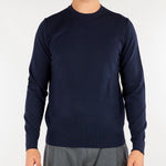 Maglia Blu in misto viscosa e cashmere DK27901 136 DIKTAT 