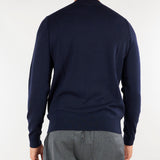 Maglia Blu in misto viscosa e cashmere DK27901 136 DIKTAT 