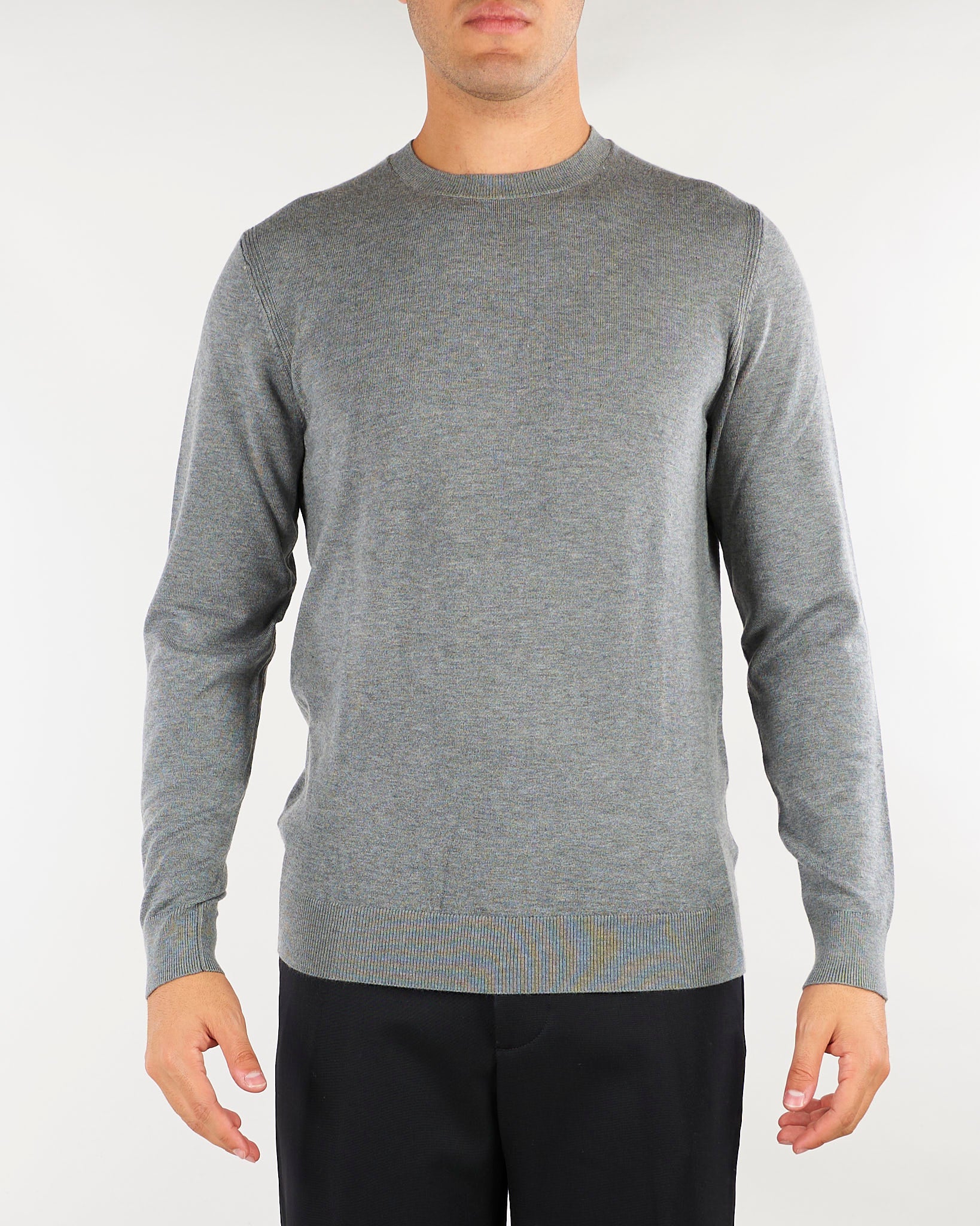 Maglia Grigio in misto viscosa e cashmere DK27901 25 DIKTAT 