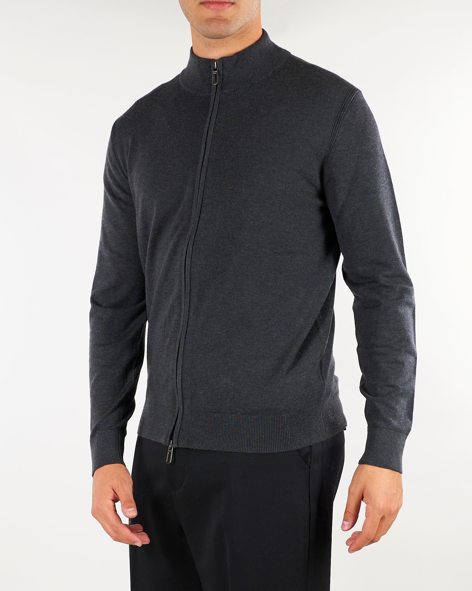 Maglia Antracite full zip DK27908 4 DIKTAT 