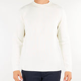 Maglia Bianco a costine in misto viscosa e cashmere DK27923 96 DIKTAT 