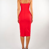 Abito Red Passion in tessuto tecnico AB00267E2 CG5 ELISABETTA FRANCHI 