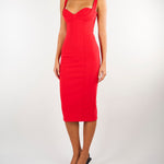 Abito Red Passion in tessuto tecnico AB00267E2 CG5 ELISABETTA FRANCHI 
