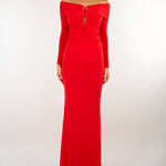 Abito Red Passion Red Carpet in jersey crêpe leggero ABR2667E2 CG5 ELISABETTA FRANCHI 