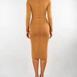 Abito Daino in maglia a trama snake AM30S67E2 AI6 ELISABETTA FRANCHI 