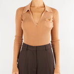 Body Pelle in maglia con ricami à jour BK02B66E2 FK4 ELISABETTA FRANCHI 