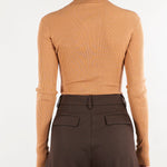 Body Pelle in maglia con ricami à jour BK02B66E2 FK4 ELISABETTA FRANCHI 