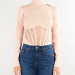 Body Nude bustier in maglia BK05S67E2 EA1 ELISABETTA FRANCHI 