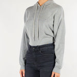 Body Grigio Melange in maglia con cappuccio BK87S66E2 431 ELISABETTA FRANCHI 