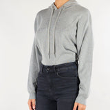 Body Grigio Melange in maglia con cappuccio BK87S66E2 431 ELISABETTA FRANCHI 