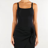 Body Nero in jersey crêpe leggero BO03966E2 110 ELISABETTA FRANCHI 