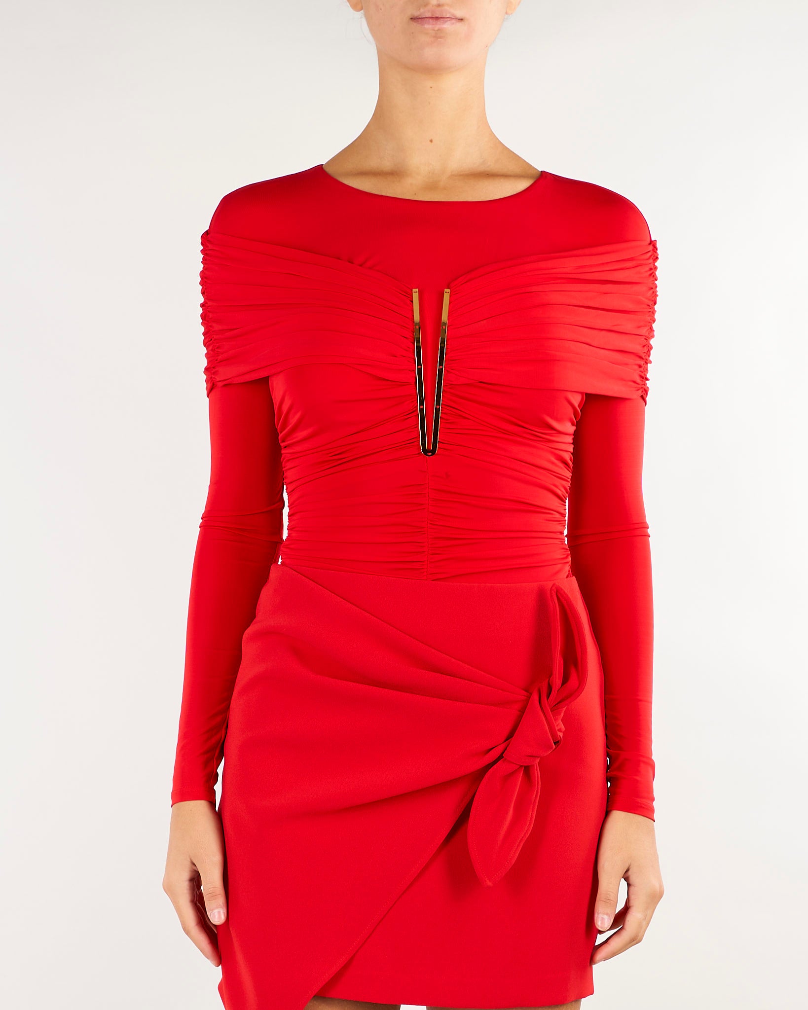 Body Red Passion in jersey crêpe leggero BO04267E2 CG5 ELISABETTA FRANCHI 