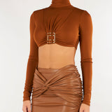 Body Sigaro in jersey con logo gioiello BO05567E2 FK3 ELISABETTA FRANCHI 