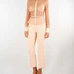 Camicia Pelle in pizzo floreale CA17966E2 FK4 ELISABETTA FRANCHI 