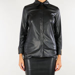 Camicia Nero con logo gioiello CA19566E2 110 ELISABETTA FRANCHI 