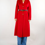Cappotto Red Passion in panno double con cintura CP03D67E2 CG5 ELISABETTA FRANCHI 