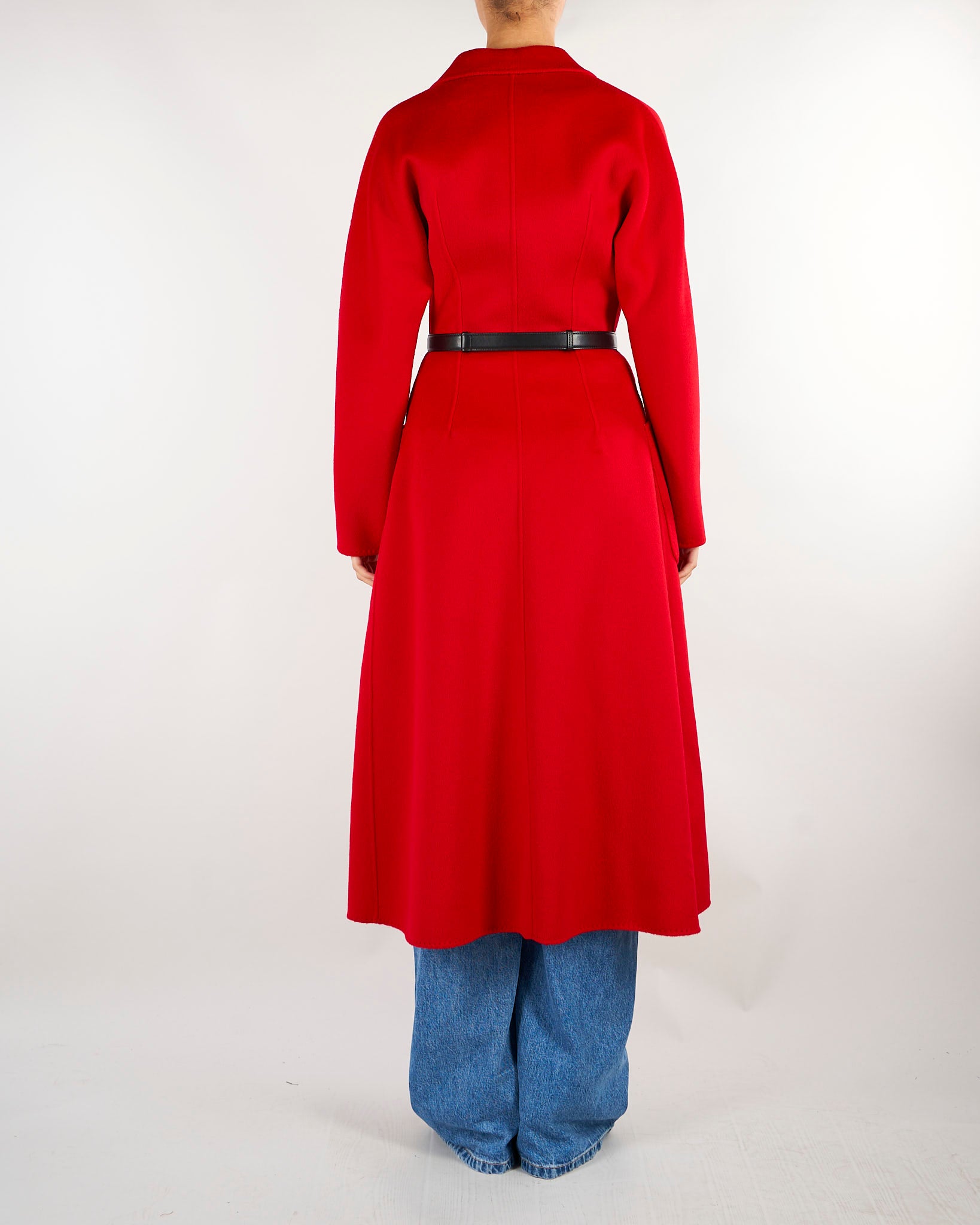 Cappotto Red Passion in panno double con cintura CP03D67E2 CG5 ELISABETTA FRANCHI 