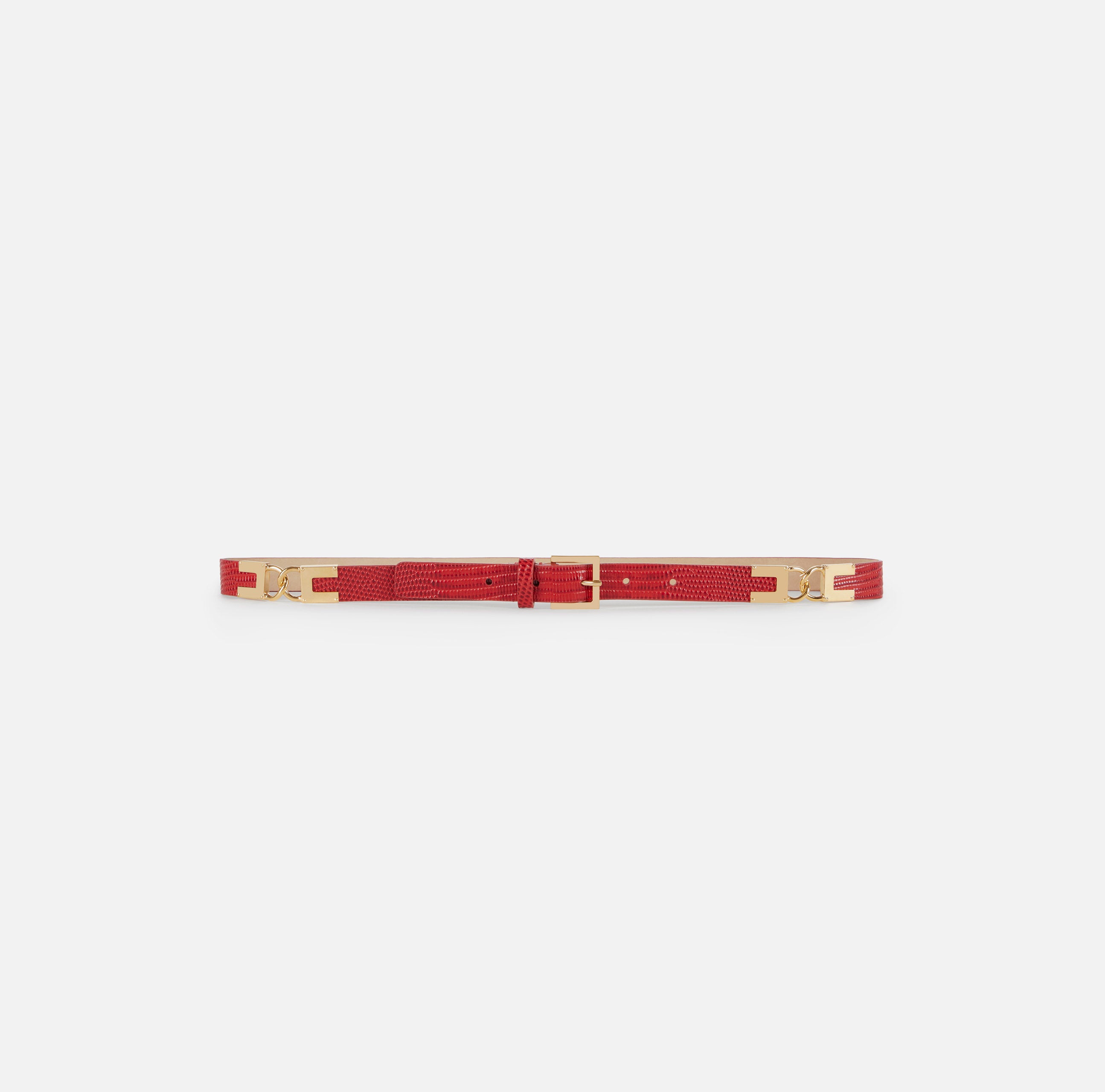 Cintura Red Passion in pelle con stampa lucertola CT54S66E2 CG5 ELISABETTA FRANCHI 
